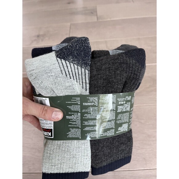 Kirkland Men Merino Wool Blend 4-Pairs Full Cushion Socks Shoe Sizes 7-13 new - Picture 6 of 6
